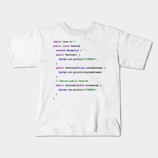 Java Code New Baby Kids T-Shirt